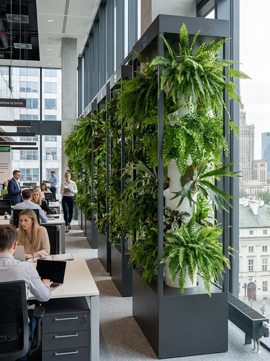 Wieża ESG How Green w biurze